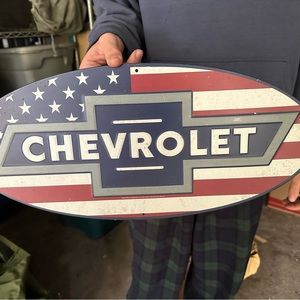 Chevrolet Tin Sign